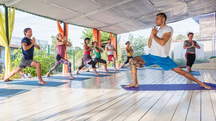 Yoga class