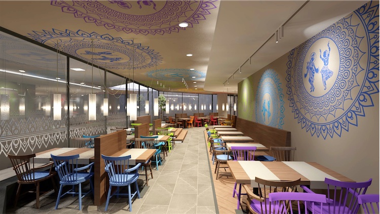 Iskcon News Stunning New Restaurant Mandala By Radha
