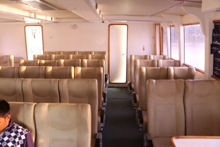 Comfortable seats on board