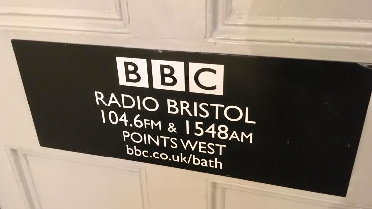 Entrance to the BBC Radio Bristol studios