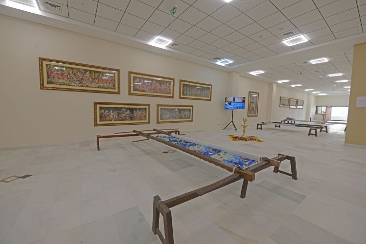 One of the 69 rooms dedicated to pujari service in the new facility