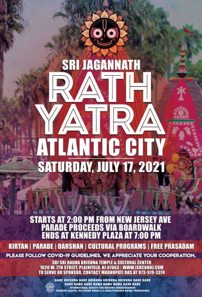 Atlantic City Ratha Yatra poster