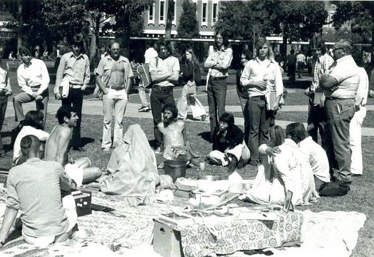 Amarendra Das on the Plaza