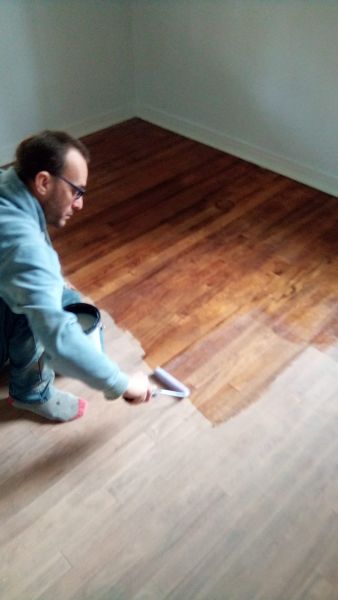 Painting the floors