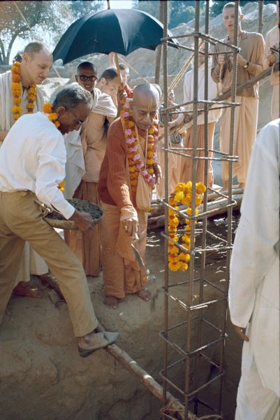 Prabhupada in Vrindavan