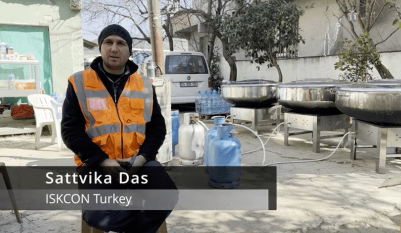 6000 Plates Served to Victims of the Earthquake in Turkey | ISKCON News