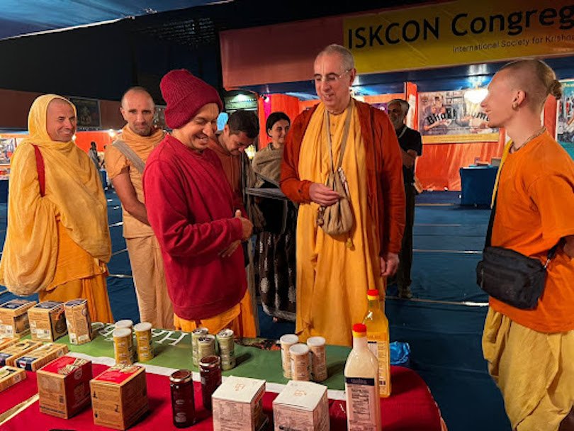 Conscious Giving: HARIBOL Food in perpetuity pledges 100% income to TOVP “Bhakti Yoga in Business” | ISKCON News