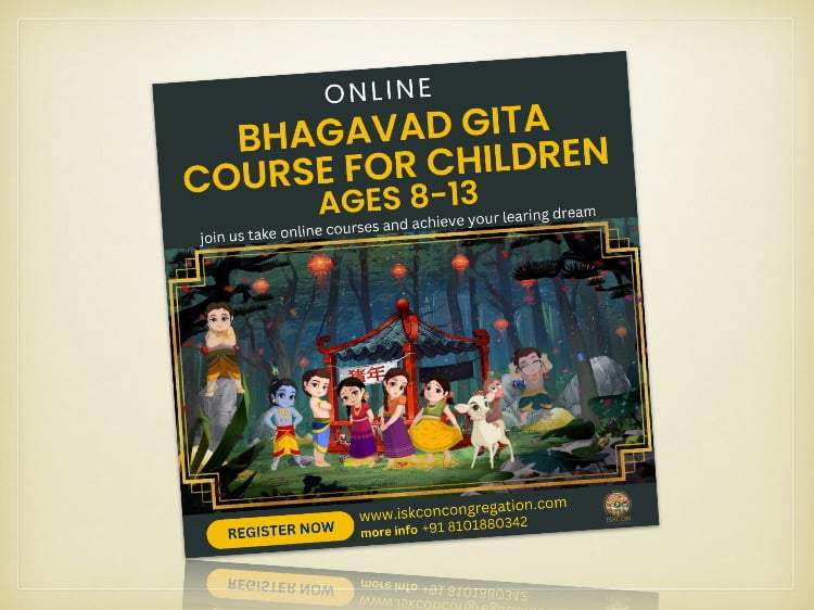 Online “Bhagavad Gita Course For Children” Begins June third | ISKCON News